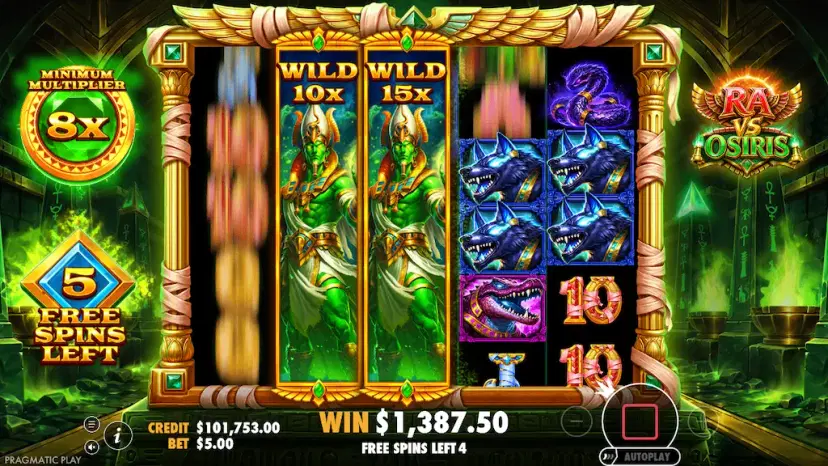 ra vs osiris super free spins