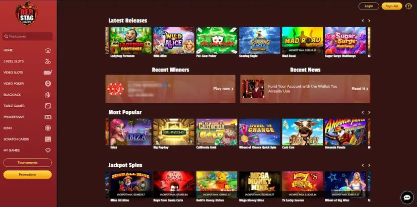 red stag casino games oct 2026