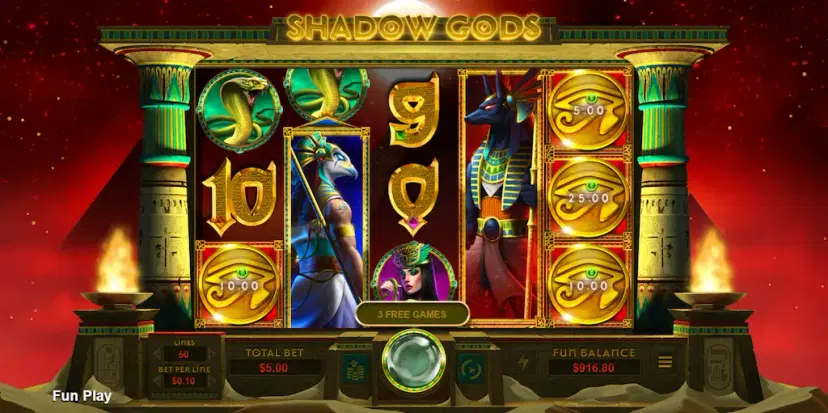 shadow gods treasure spins
