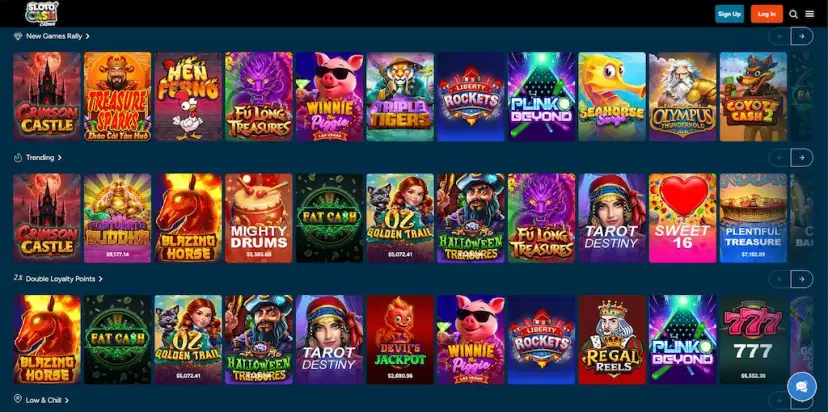 slotocash casino games oct 2026