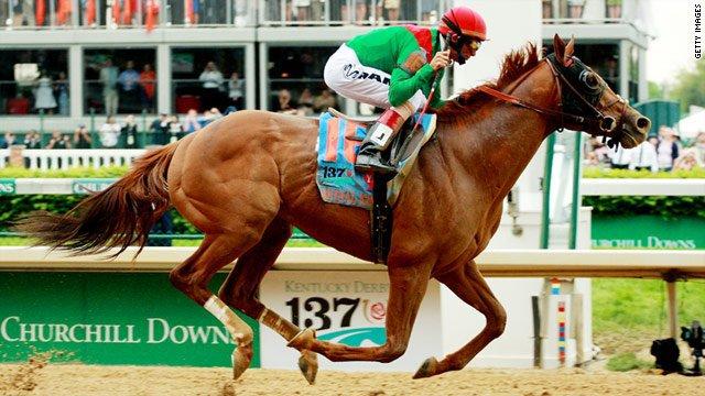 Animal Kingdom wins the Kentucky Derby after prepping at Turfway Park.
