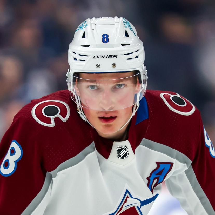 Cale Makar has 3 goals and 9 assists for Colorado this playoffs