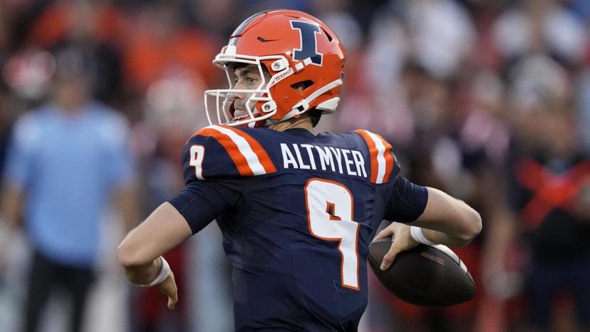 Luke Altmyer and Illini could surprise some people this College Football season - Big Ten Conference Preview Picks Predictions