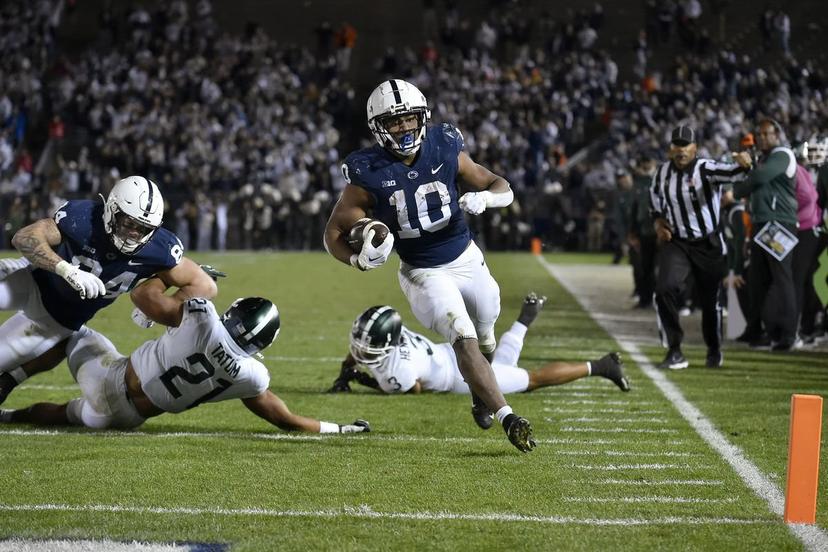 Nicholas Singleton returns as a 1,000 yard rusher for Penn State - Big Ten Conference Preview Picks Predictions