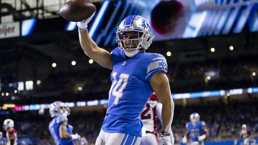 Amon Ra St-Brown did not have the best Week 1 against the Rams