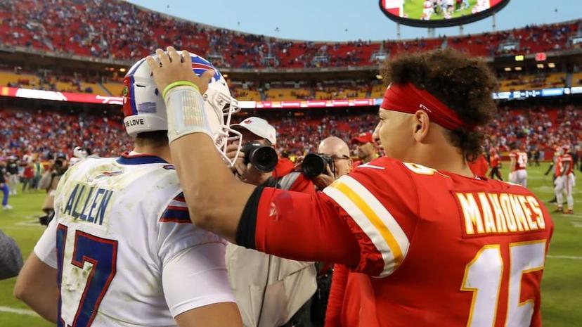 Josh Allen Patrick Mahomes Bills vs Chiefs NFL