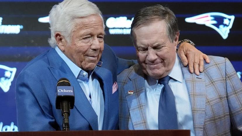 Robert Kraft Bill Belichick press conference