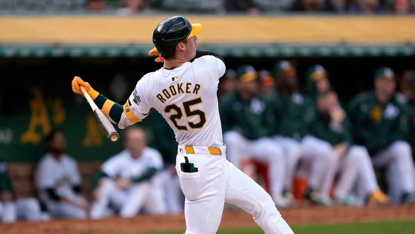 Brent Rooker has two hits in each game against Cleveland in this series - Guardians Athletics Picks