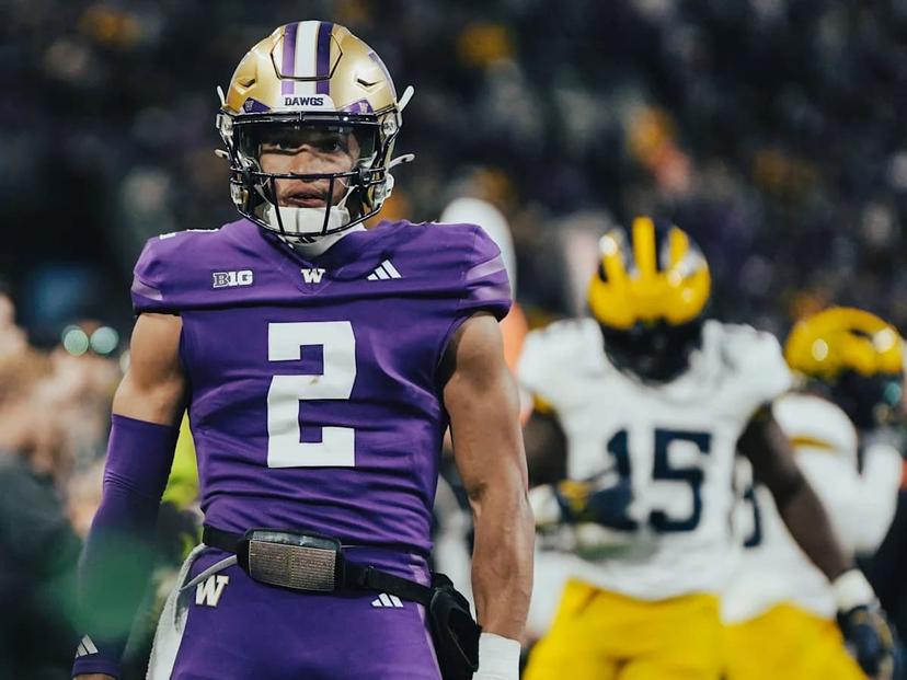 Demond Williams Jr. is a huge dual threat QB for the Huskies - Big Ten Conference Preview Picks Predictions