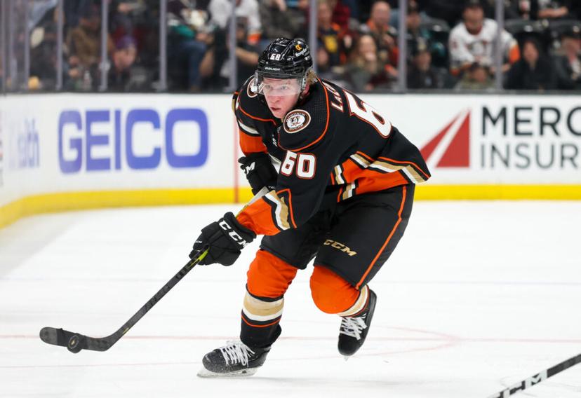 Jackson LaCombe of the Anaheim Ducks has been producing making his point a great bet