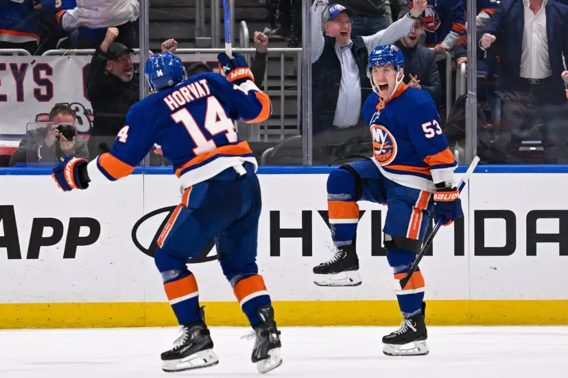 Bo Horvat and Casey Cizikas