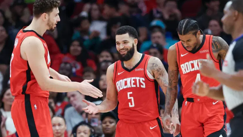 Houston Rockets Alperen Sengun Fred VanVleet Jalen Green