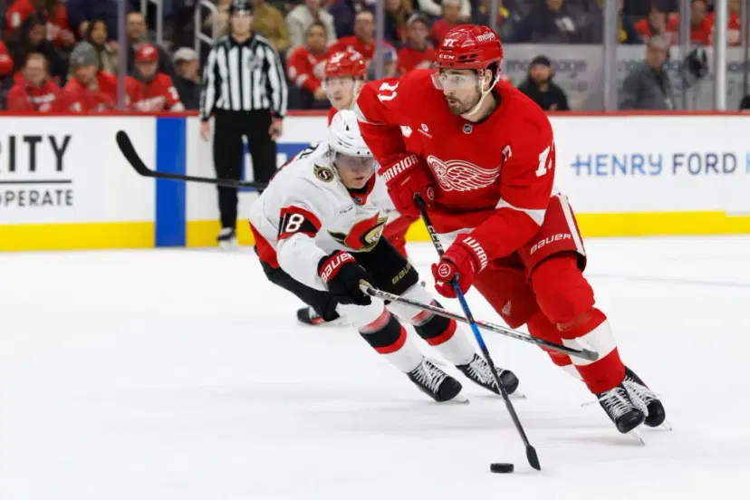 Dylan Larkin will be a motivated man tonight against the Canadiens