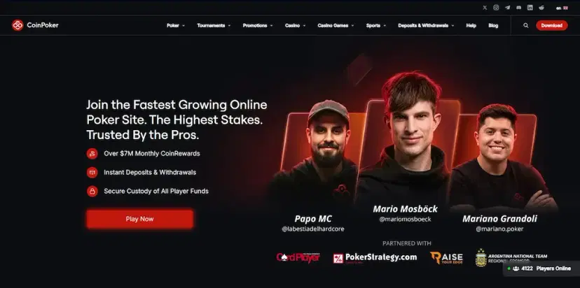coinpoker best poker sites july 2026