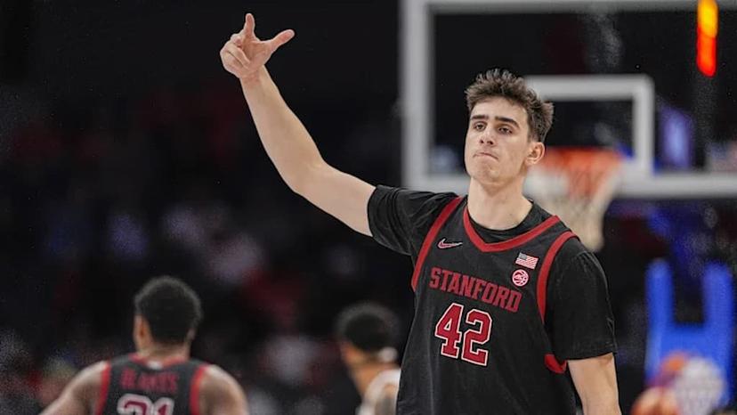 Maxime Raynaud was the go to scorer for Stanford, averaging 20 points and 10 rebounds per game
