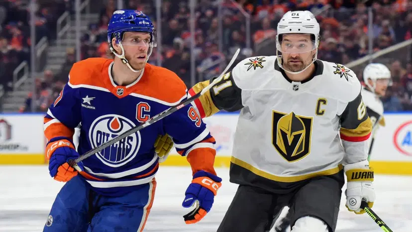 Connor McDavid and Mark Stone
