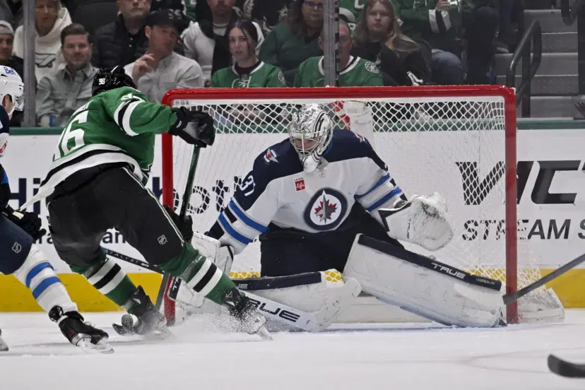 Mikko Rantanen and Conor Hellebuyck