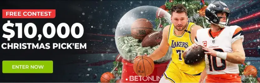 BetOnline Sportsbook $10000 Christmas Pick'Em