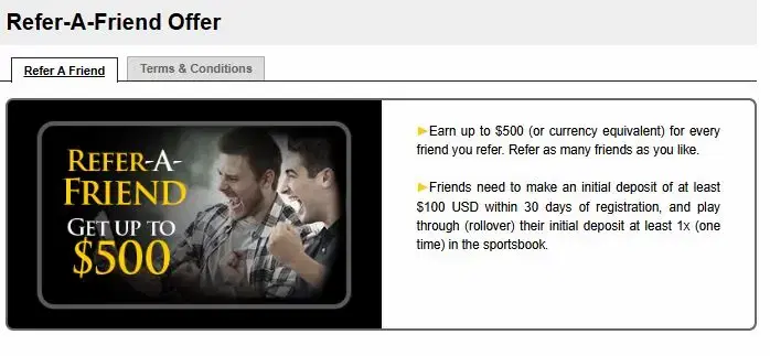 Bookmaker Sportsbook Refer a Friend Feb 2026