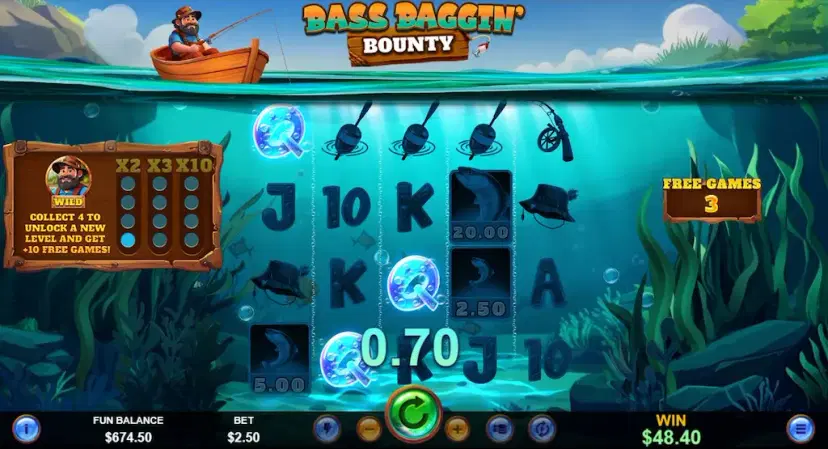 Bass Baggin' Bounty gameplay