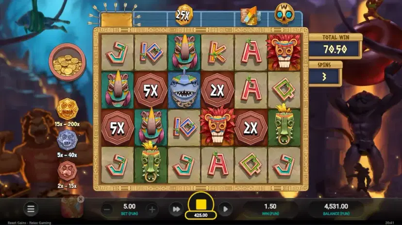 Beast Gains Free Spins