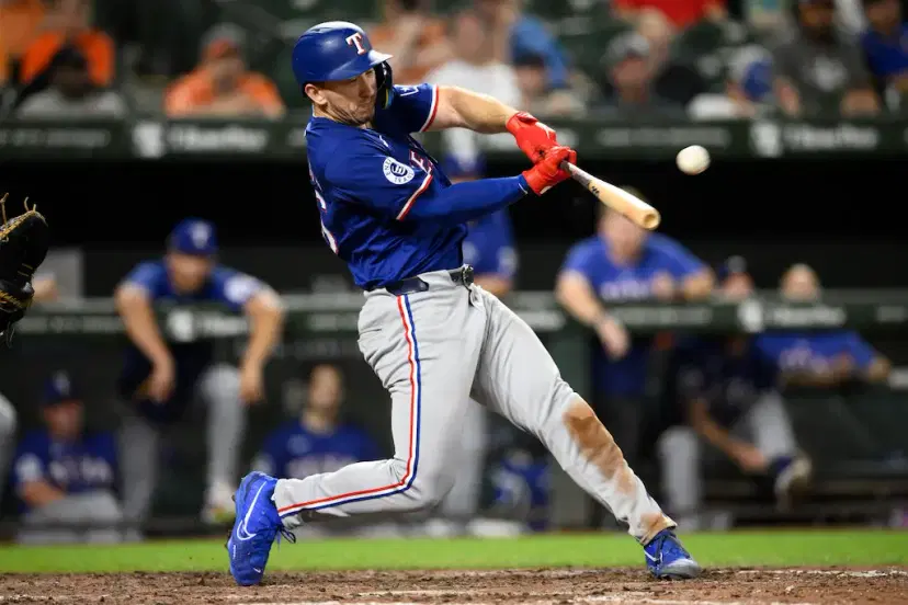 Wyatt Langford and the Rangers are looking to complete the sweep against the Orioles tonight at home - MLB Picks