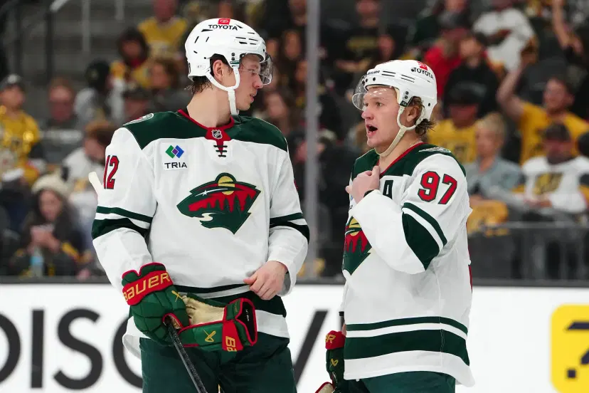 Matt Boldy and Kirill Kaprisov