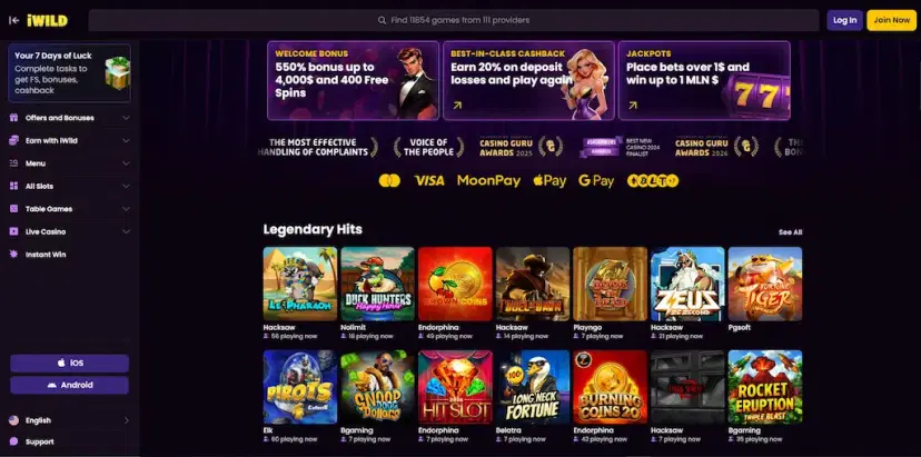 iwild casino intl july 2026