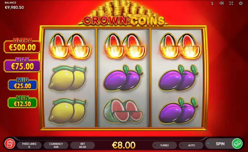 crown coins main features