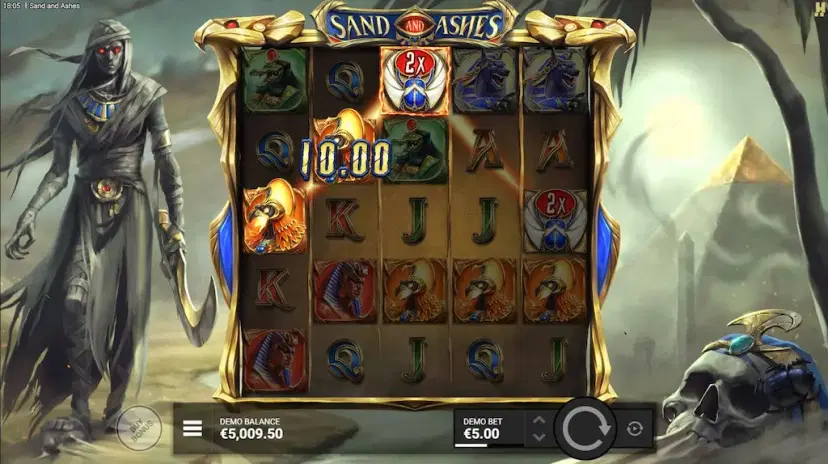 sand and ashes main features