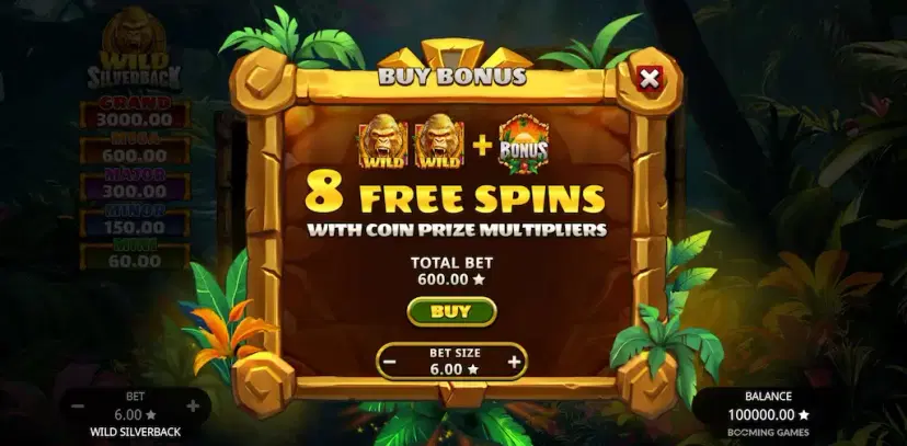 wild silverback buy bonus