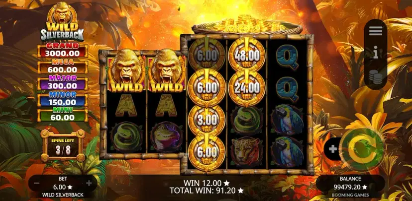 wild silverback free spins