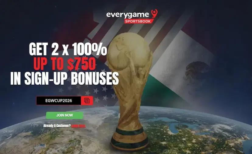 everygame sportsbook fifa world cup 2026 promo