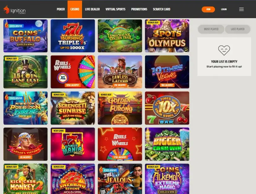 ignition casino betsoft jun 2026