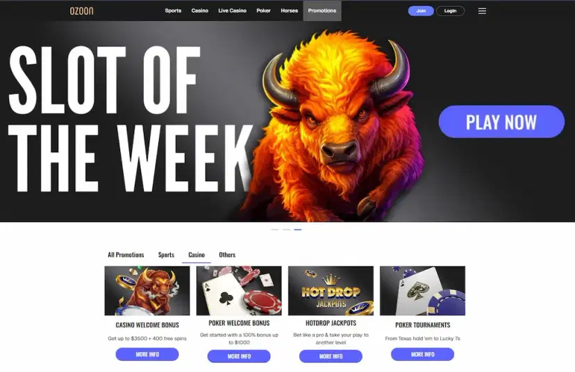 ozoon casino other bonuses and promos june 2026