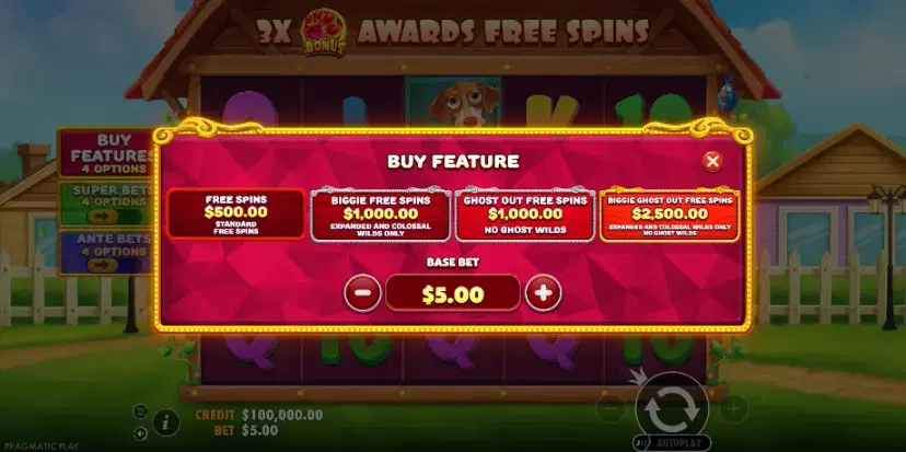 the big dog house buy bonus