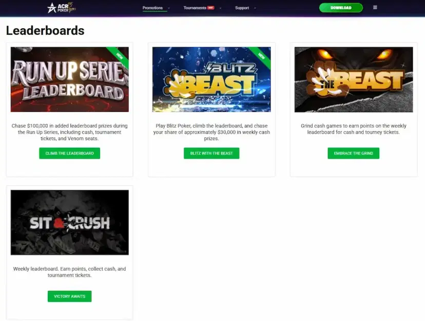 acr poker other bonuses and promos july 2026