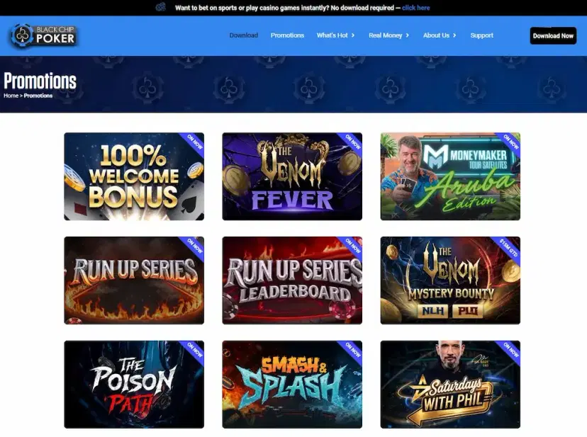 black chip poker other bonuses and promos july 2026
