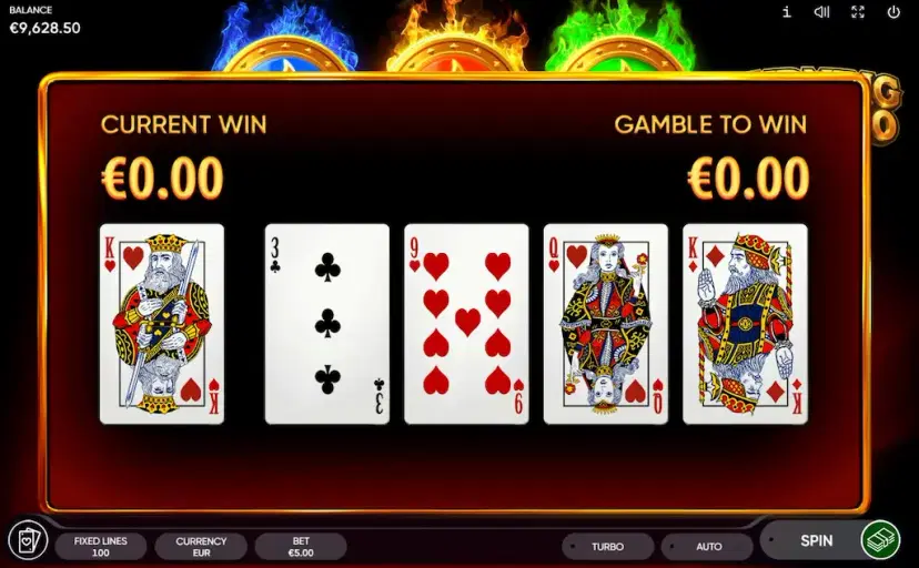 burning coins 100 risk game