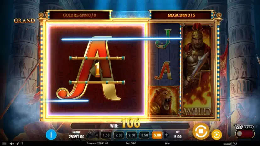 legion gold mega spins