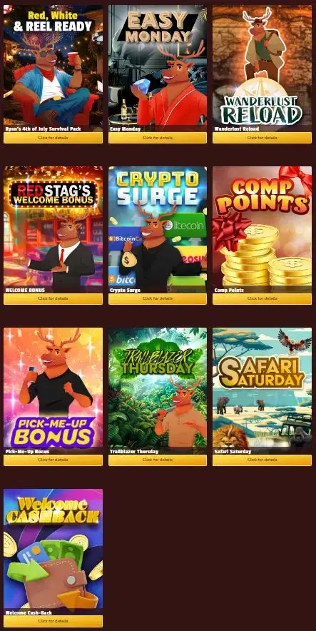red stag casino promotions july 2026