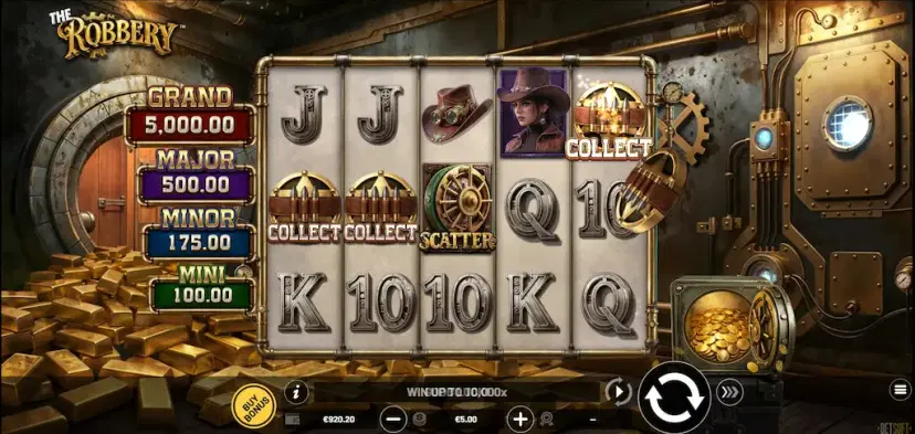 the robbery the vault