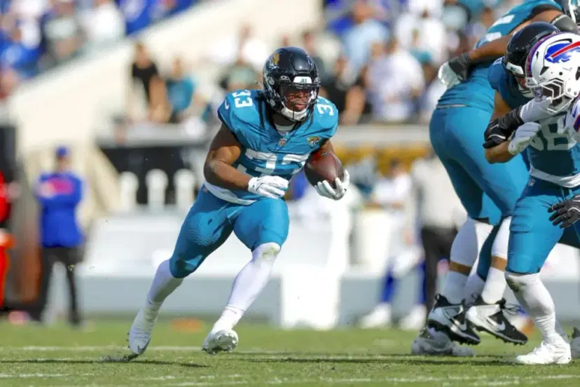Bhayshul Tuten of the Jacksonville Jaguars