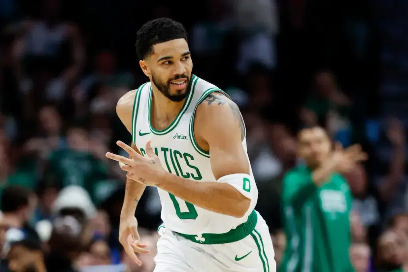 boston celtics jayson tatum white jersey