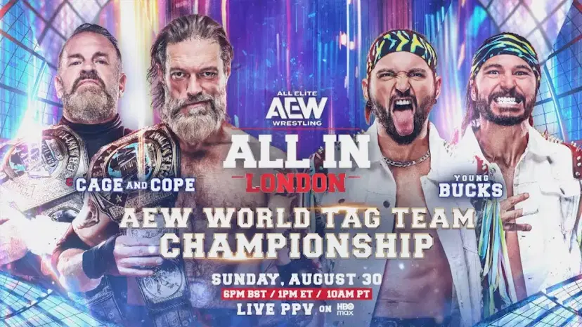 cage and cope vs the young bucks aew all in 2026