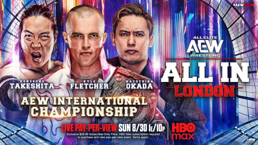 konosuke takeshita vs kyle fletcher vs kazuchika okada aew all in 2026