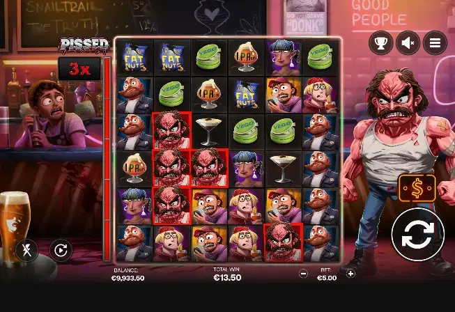 pissed main features
