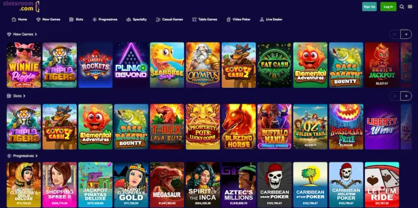 slotsroom casino games aug 2026