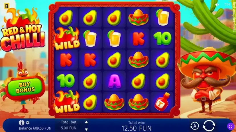 red & hot chilli main features